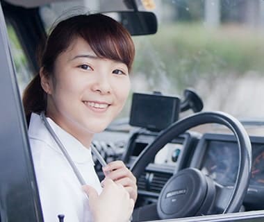 いつものヘルパーが運転手に！