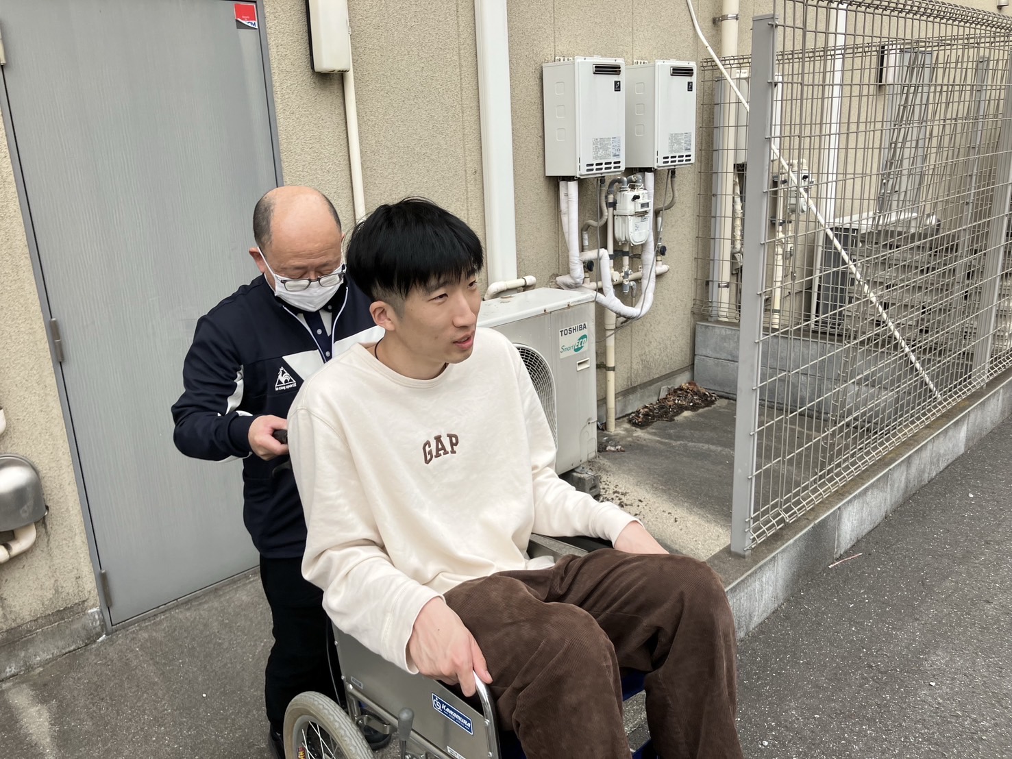 車椅子の研修